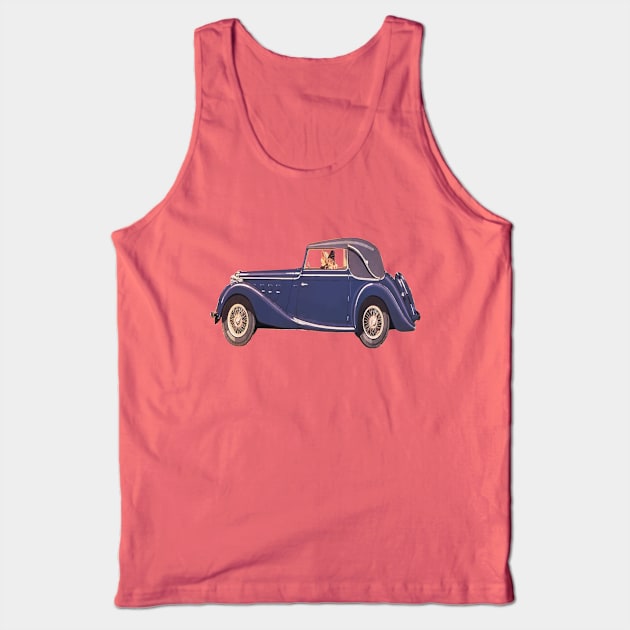 Vintage Car Tank Top by PatrioTEEism